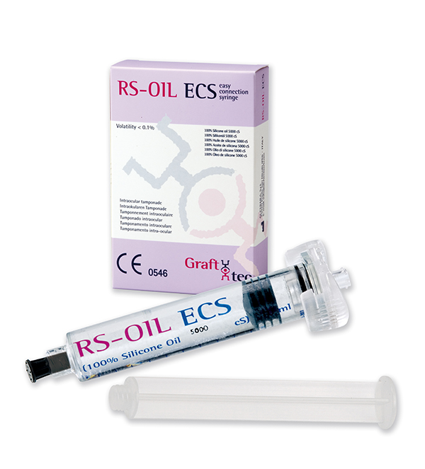 RS-OIL ACEITE DE SILICONA 5000 cS EN JERINGA 10ml MedicalMix,  especialistas en productos y equipos para oftalmología